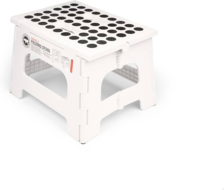 Amazon.com: Kikkerland Rhino Foldable Step Stool – Holds Adults up